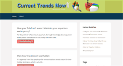 Desktop Screenshot of current-trends-now.com