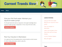 Tablet Screenshot of current-trends-now.com